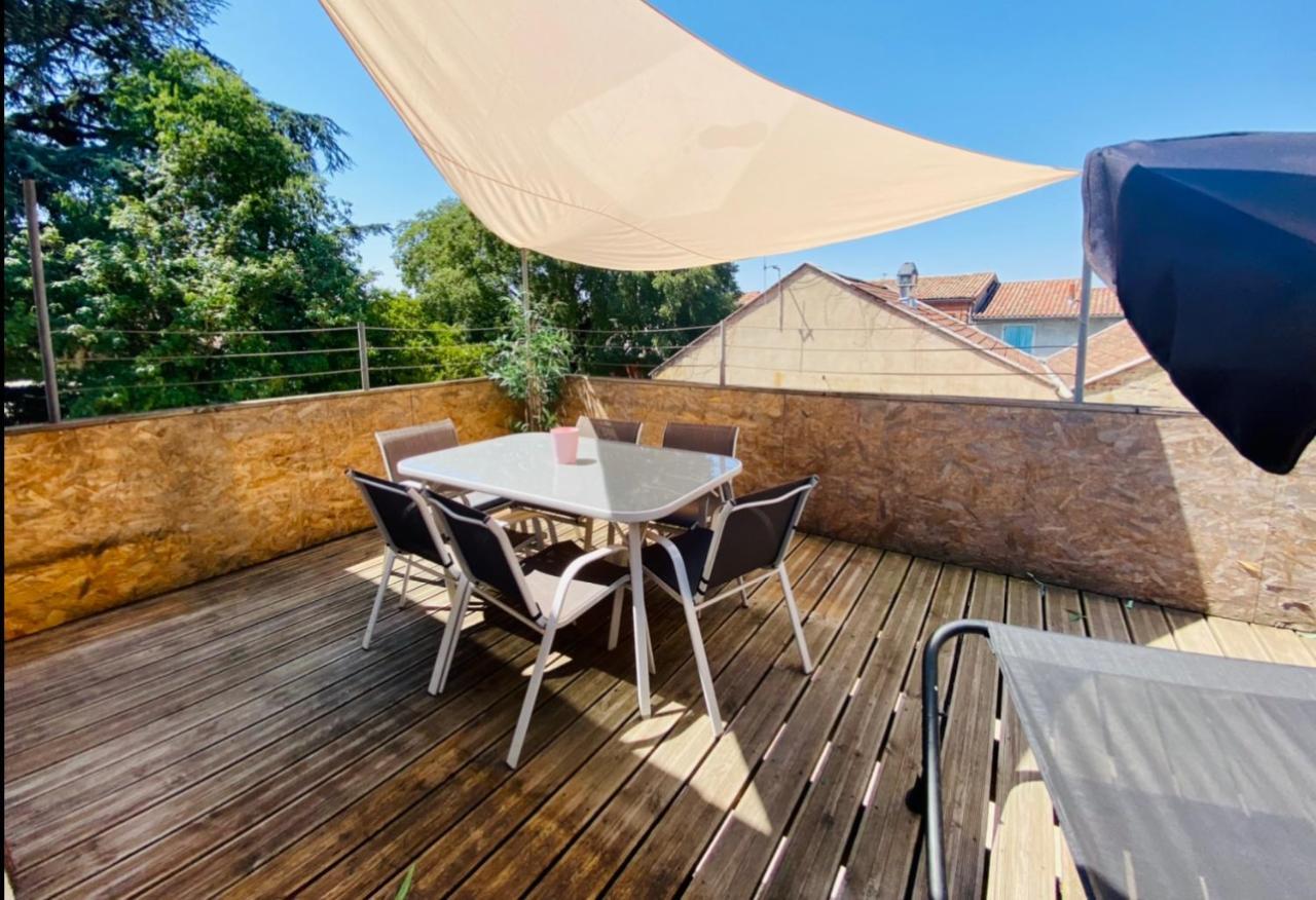 T3 En Duplex Pour 6 Pers Bien Place Terrasse Et Parking Inclus Apartman Toulouse Kültér fotó
